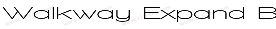 Walkway Expand Bold字体转换